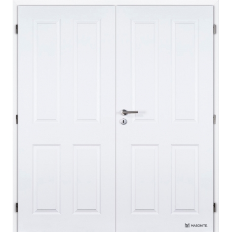 Dvojkrídlové dvere Masonite - ODYSSEUS Biele