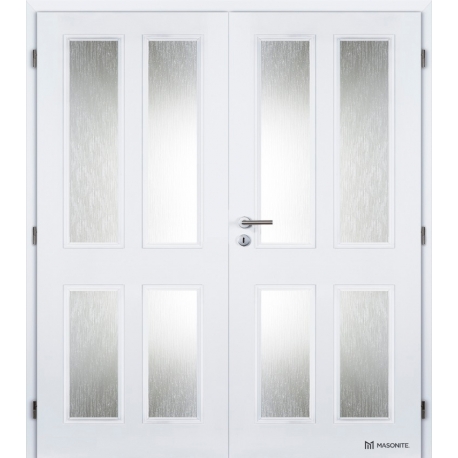 Dvojkrídlové dvere Masonite - HECTOR Biele
