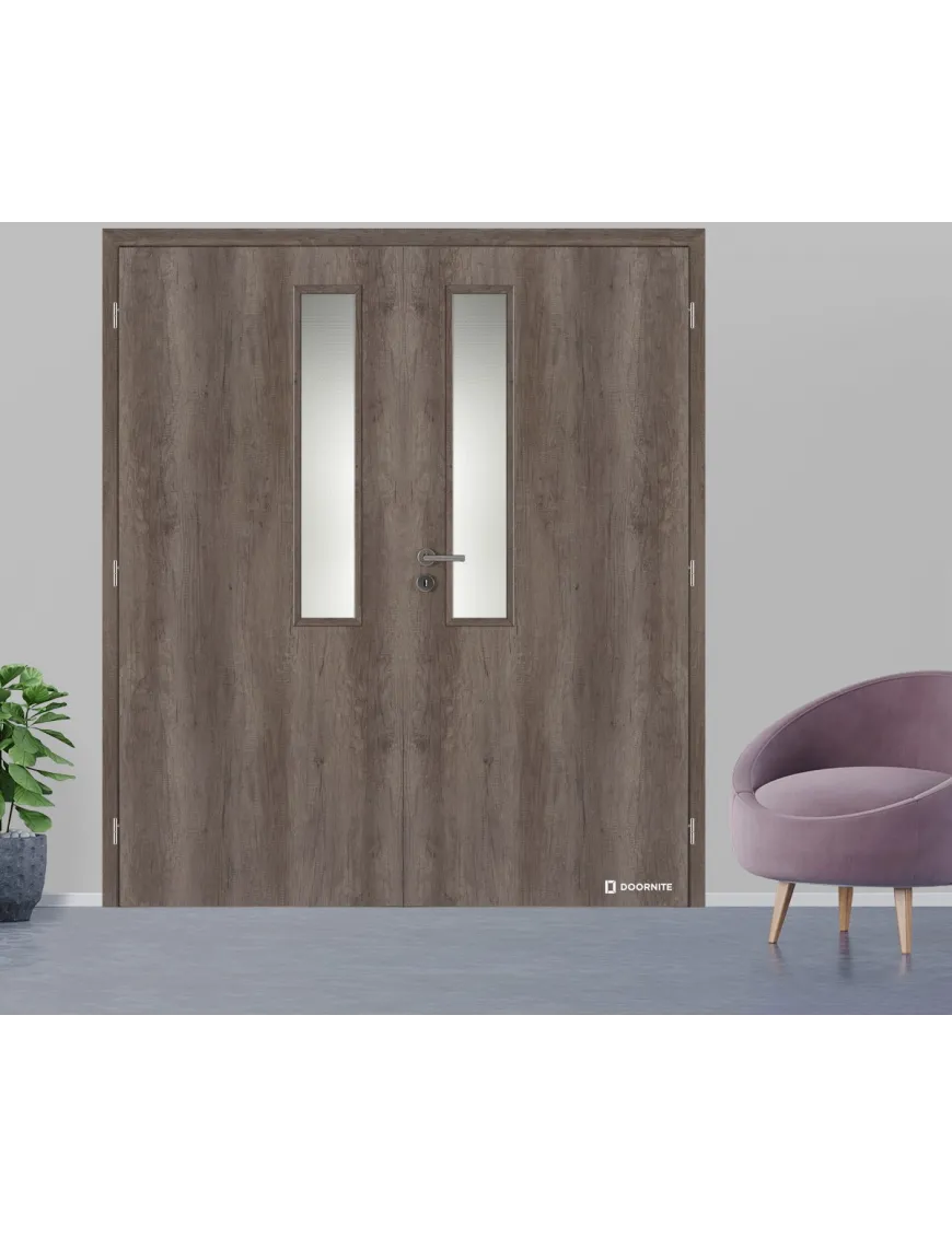 Dvojkrídlové laminátové dvere DOORNITE - VERTIKUS Dvojkrídlové laminátové dvere DOORNITE - VERTIKUS