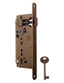 Zámok na dvere AGB F18 - Bronz matný - BB