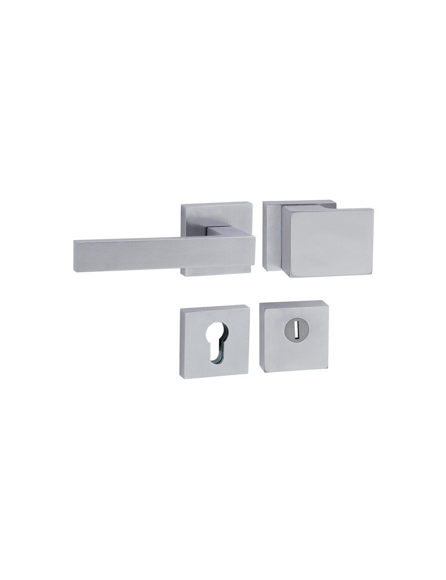Bezpečnostná kľučka TUPAI CUBO/SQUARE - HR 3230/2275 - Chróm brúsený