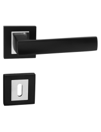 Kľučka HOLLY - HR - Čierna matná / chróm lesklý