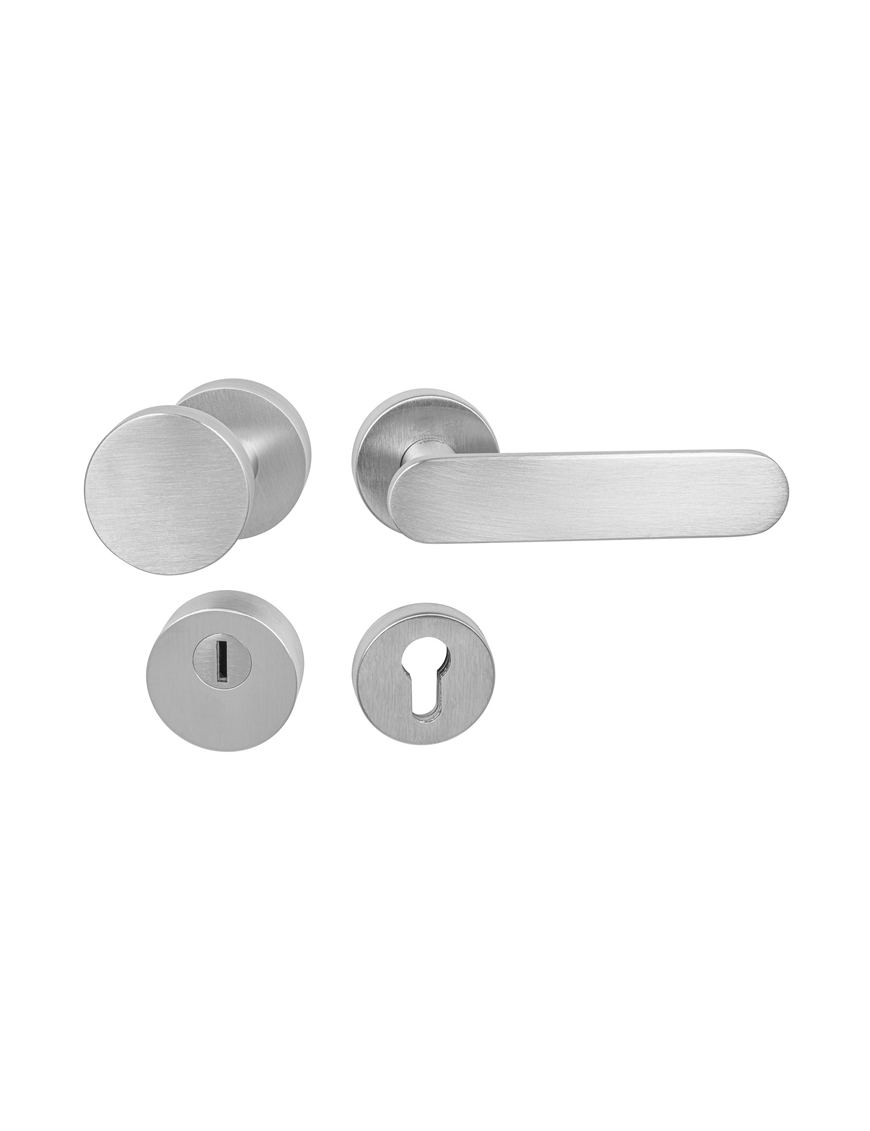 Bezpečnostná kľučka TUPAI CUBO/NELA - R 3233/4158 - Chróm brúsený