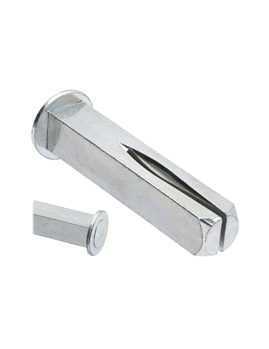 Štvorhran pre jednostrannú montáž kľučiek 8 x 8 mm