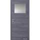 Jednokrídlové laminátové dvere Masonite - Sklo 1/3 - CPL Fleetwood lávovosivý (horizontálny dekor)