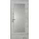 Jednokrídlové laminátové dvere Masonite - Sklo 3/4 - CPL Borovica švédska (horizontálny dekor)