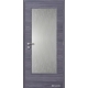 Jednokrídlové laminátové dvere Masonite - Sklo 3/4 - CPL Fleetwood lávovosivý (horizontálny dekor)