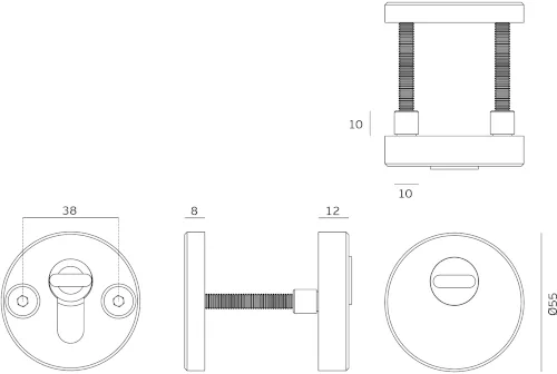 Bezpečnostná rozeta JNF - R PLUS IN.04.39.S